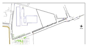 Strada di collegamento con la nuova caserma CC