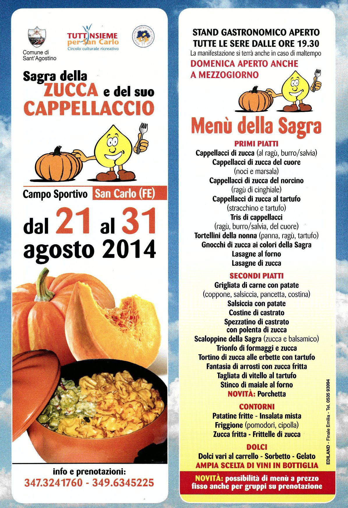 Programma sagra della zucca