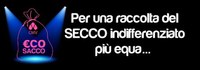Calendario di distribuzione dell'eco-sacco per la raccolta del rifiuto secco indifferenziato 