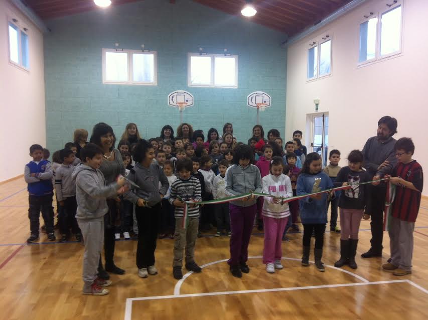 La palestra di San Carlo inaugurata dai bambini