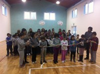 La palestra di San Carlo inaugurata dai bambini