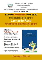 Sabato 8 Novembre presentazione del libro "Una strada lastricata di sogni"